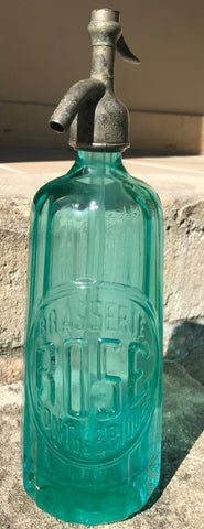 Blue Bistro Bottle with siphon