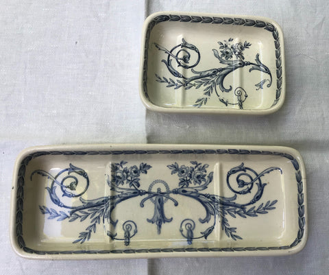 French Vintage Porcelain Bathroom Set