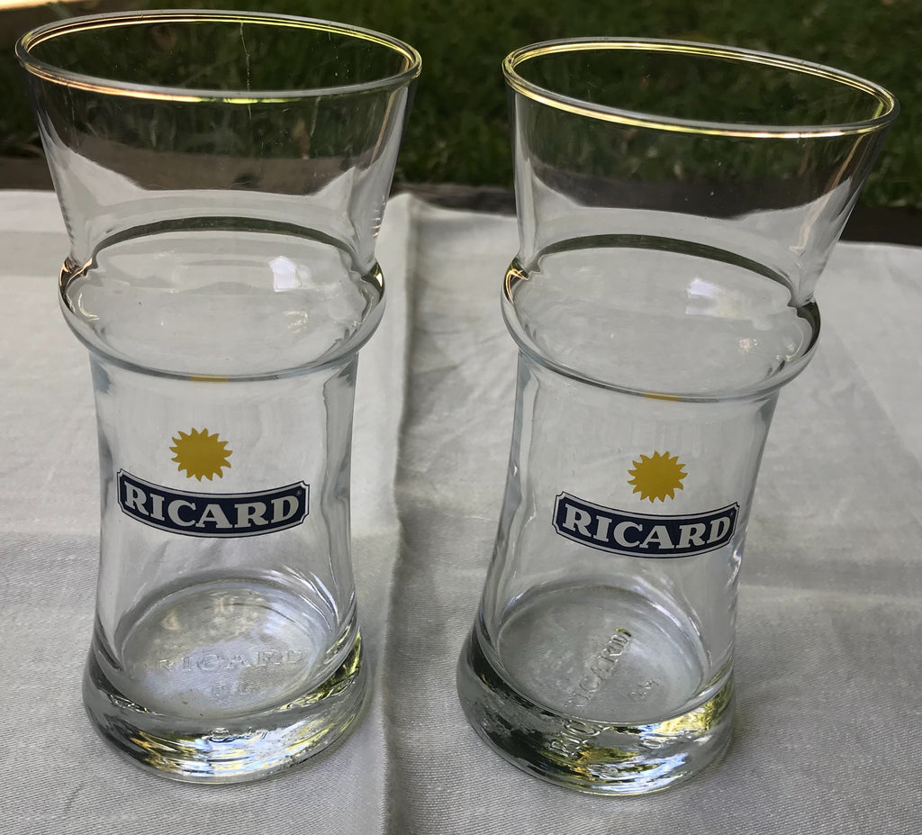 Ricard Glasses (2) – Belle Roche Brocante